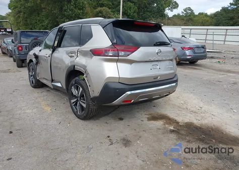 2021 Nissan Rogue Platinum Intelligent Awd из США, поврежденный, VIN JN8AT3DD3MW318924